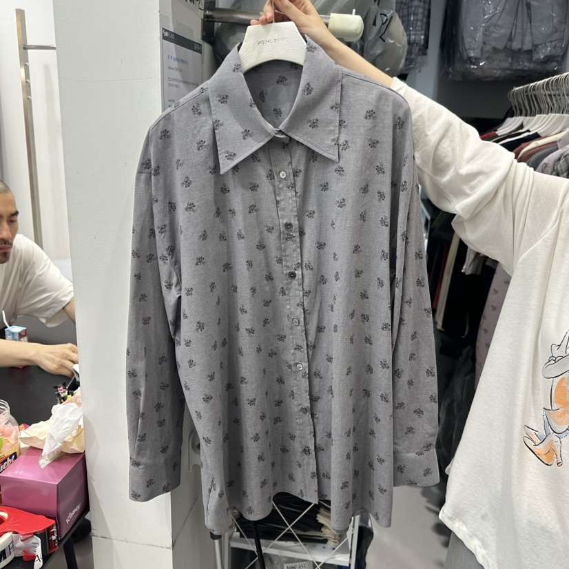 VISUAL SPACE東大門㊣直郵女士新品25秋夏真品休閑襯衫蕾絲衫VISUAL SPACE襯衫/蕾絲衫