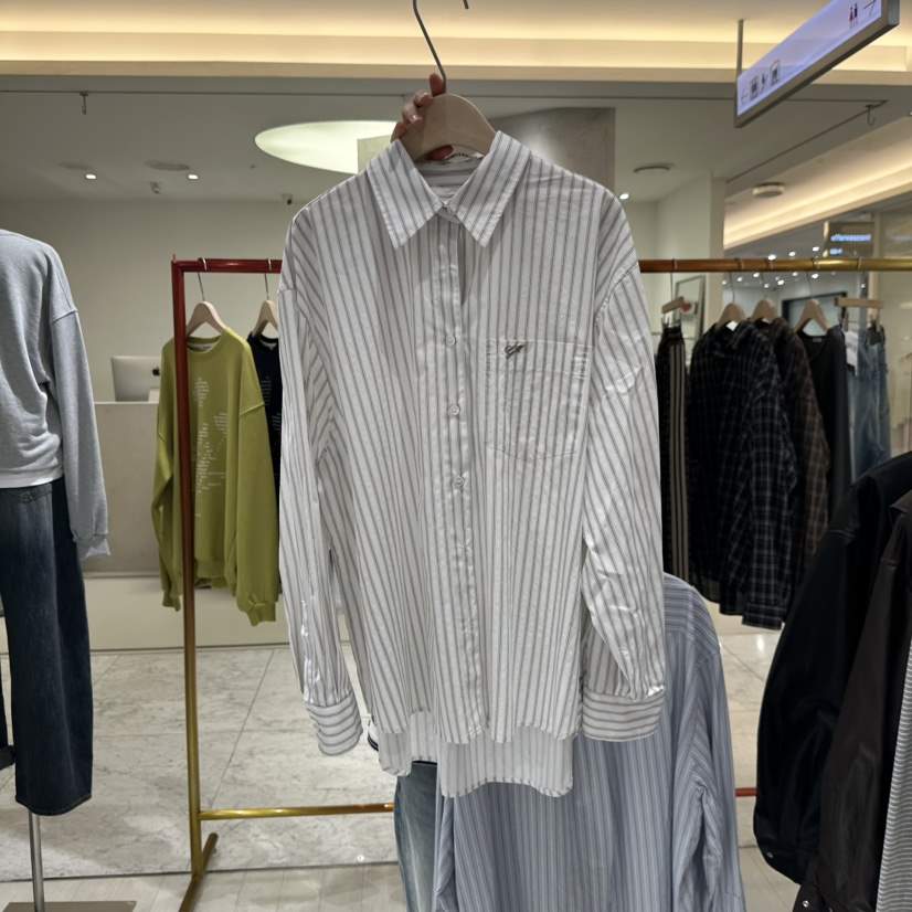 GRAYMELLOW韓國代購㊣女裝新品職業時尚真品熱賣襯衫蕾絲衫GRAYMELLOW襯衫/蕾絲衫