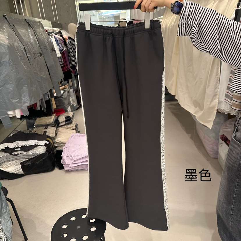 ARTE STUDIO東大門㊣代購女裝新款休閑25秋夏休閑褲流蘇蕾絲ARTE STUDIO休閑褲