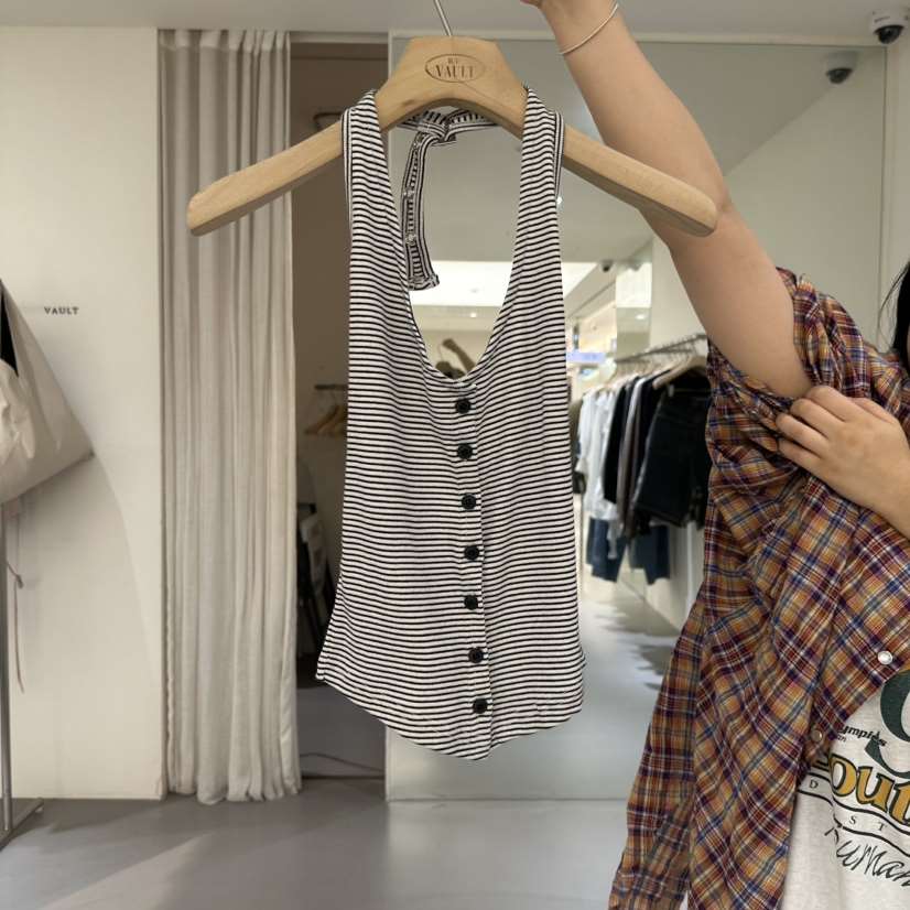VAULT韓國直郵㊣女裝新品人氣推薦休閑25秋夏熱賣職業吊帶背心VAULT吊帶/背心