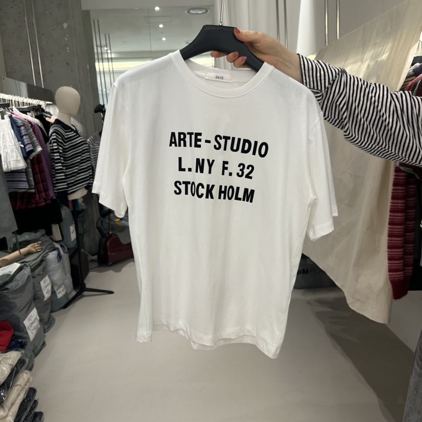 ARTE STUDIO韓國代購㊣女裝新品人氣休閑時尚真品推薦25秋夏T恤ARTE STUDIOT恤