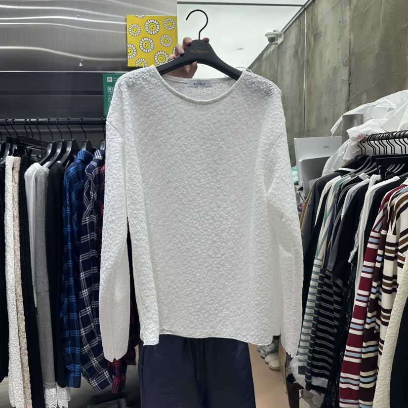 RUNWAY-런웨이東大門㊣實拍女士新款時尚人氣休閑25秋夏長袖T恤RUNWAY長袖T恤