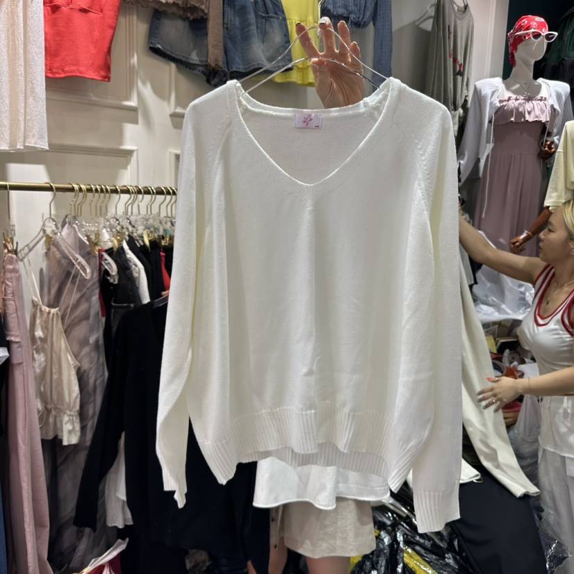 3COLOR韓國代購㊣女士新品職業長袖T恤Three color長袖T恤