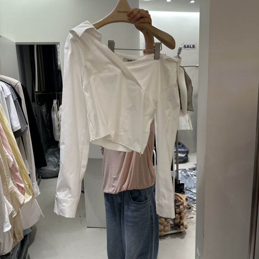 RENDER東大門㊣代購女裝新款時尚真品推薦人氣職業襯衫蕾絲衫RENDER襯衫/蕾絲衫