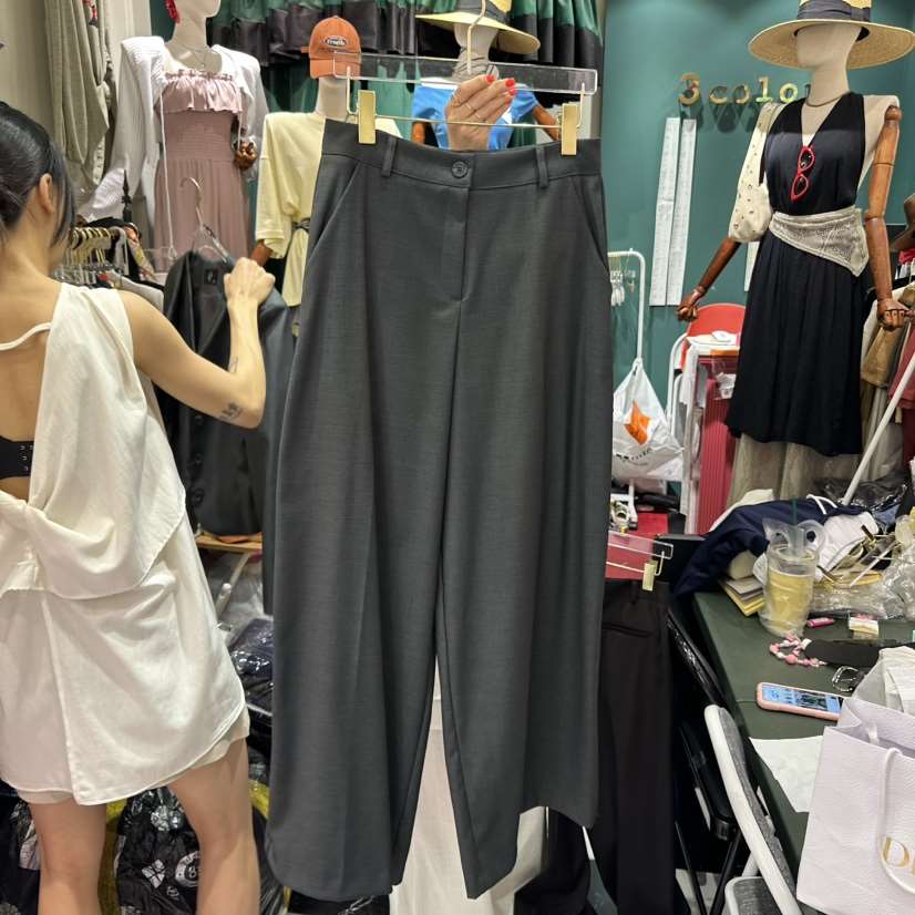 3COLOR東大門㊣直郵女士新品休閑休閑褲Three color休閑褲