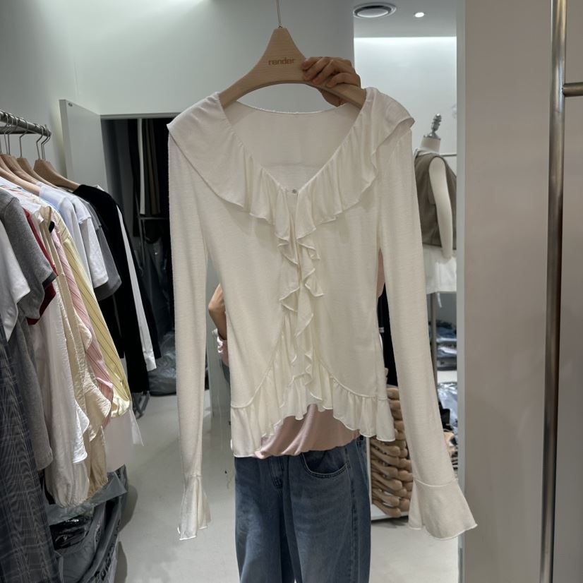 RENDER東大門㊣代購女士新品時尚熱賣休閑人氣職業推薦長袖T恤RENDER長袖T恤