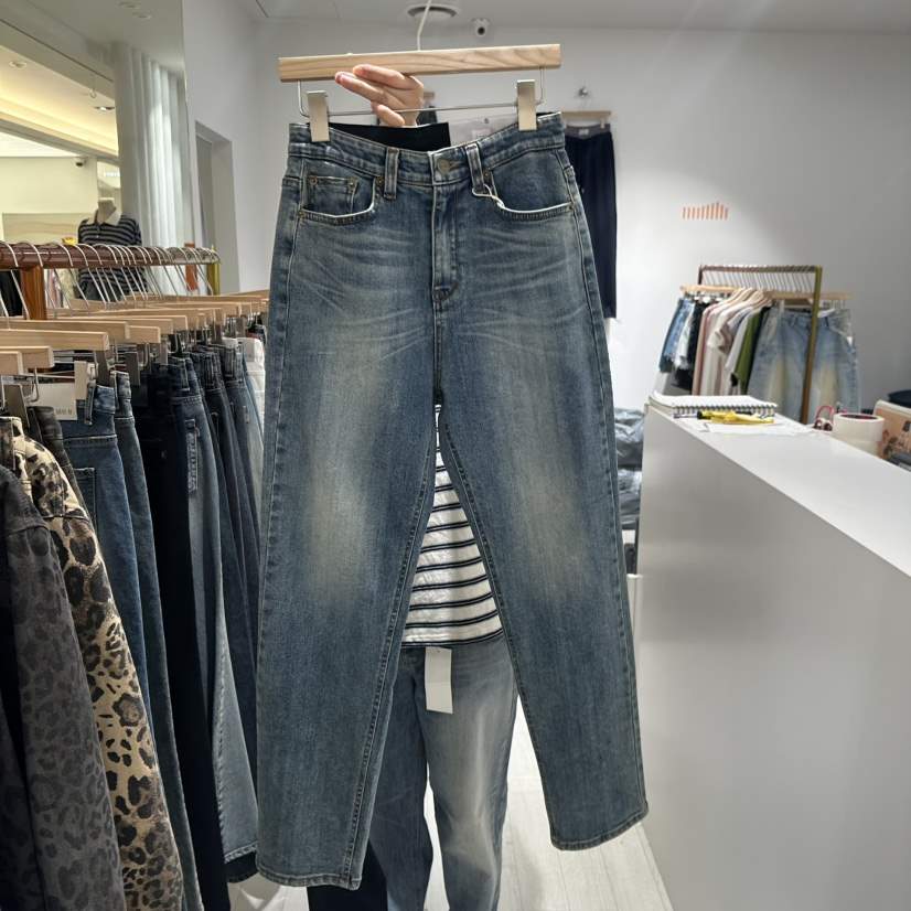 GRAYMELLOW東大門㊣實拍女裝新品職業人氣真品25秋夏牛仔褲GRAYMELLOW牛仔褲
