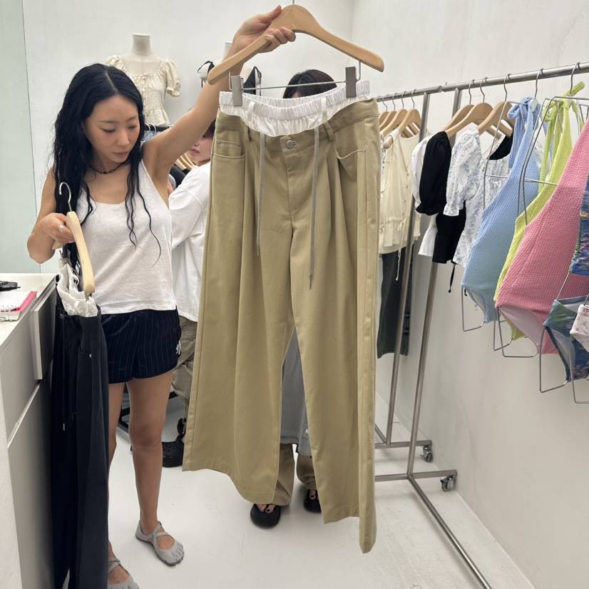 CHAV韓國代購㊣女裝新款職業時尚推薦休閑熱賣25秋夏休閑褲CHAV休閑褲