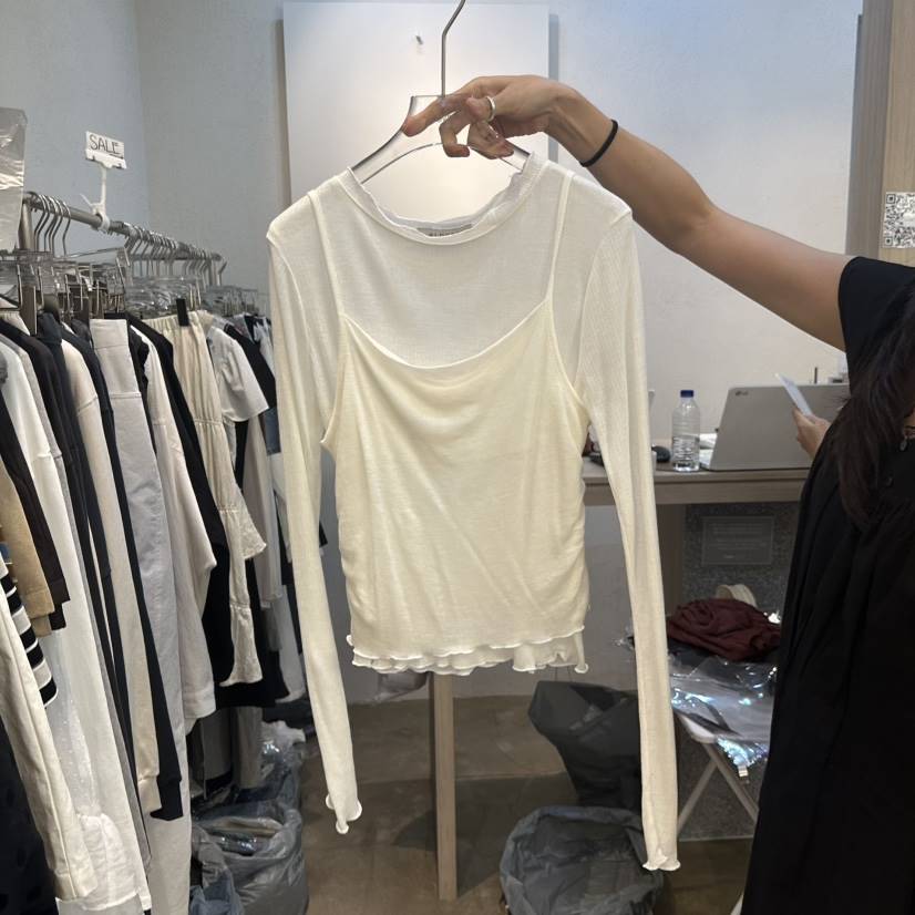 PLOVER東大門㊣代購女裝新品25秋夏人氣休閑真品套裝兩件套PLO_VER套裝