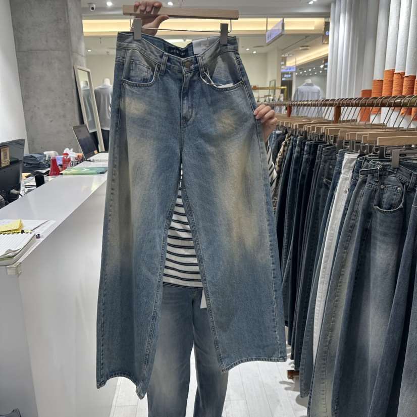 GRAYMELLOW東大門㊣代購女裝新品熱賣真品休閑時尚推薦牛仔褲GRAYMELLOW牛仔褲