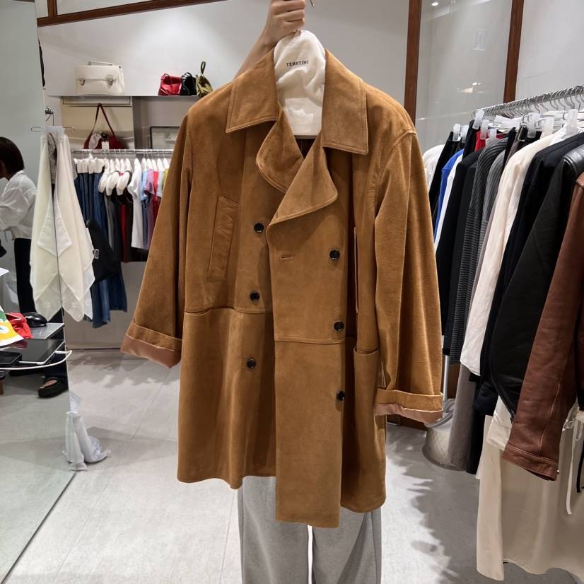TEMPTING東大門㊣實拍女裝新品25秋夏職業熱賣推薦休閑皮衣TEMPTING皮衣