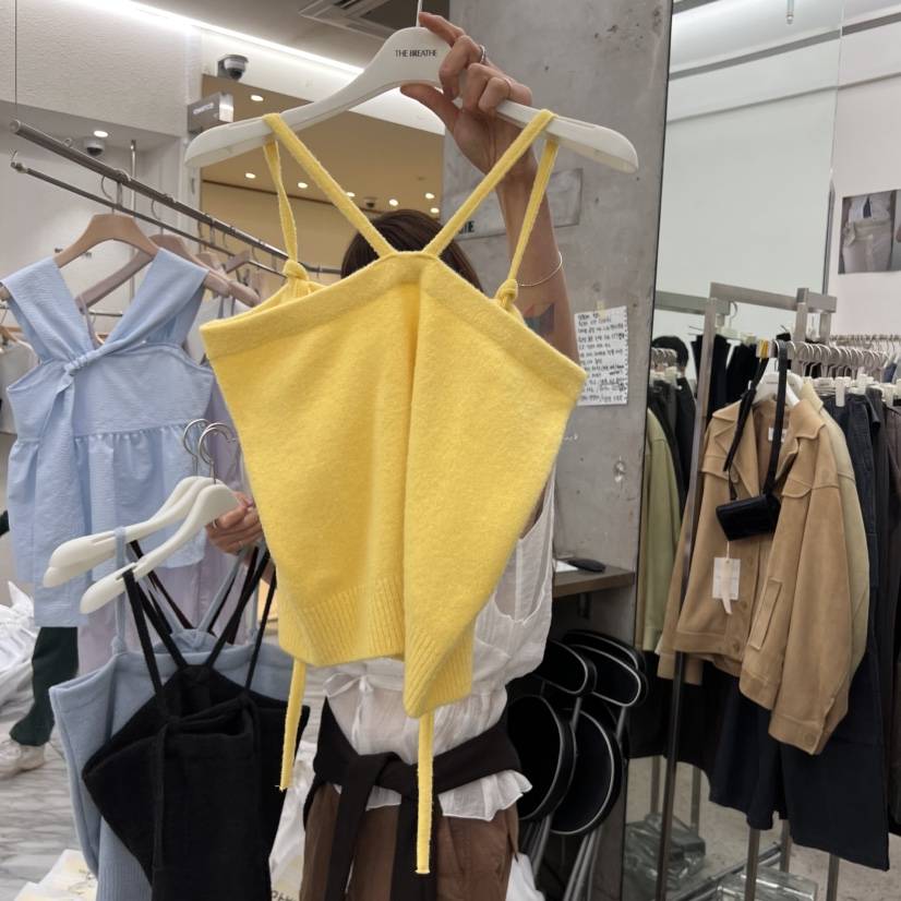 BREATHE韓國代購㊣女裝新品推薦休閑時尚25秋夏人氣吊帶背心BREATHE吊帶/背心