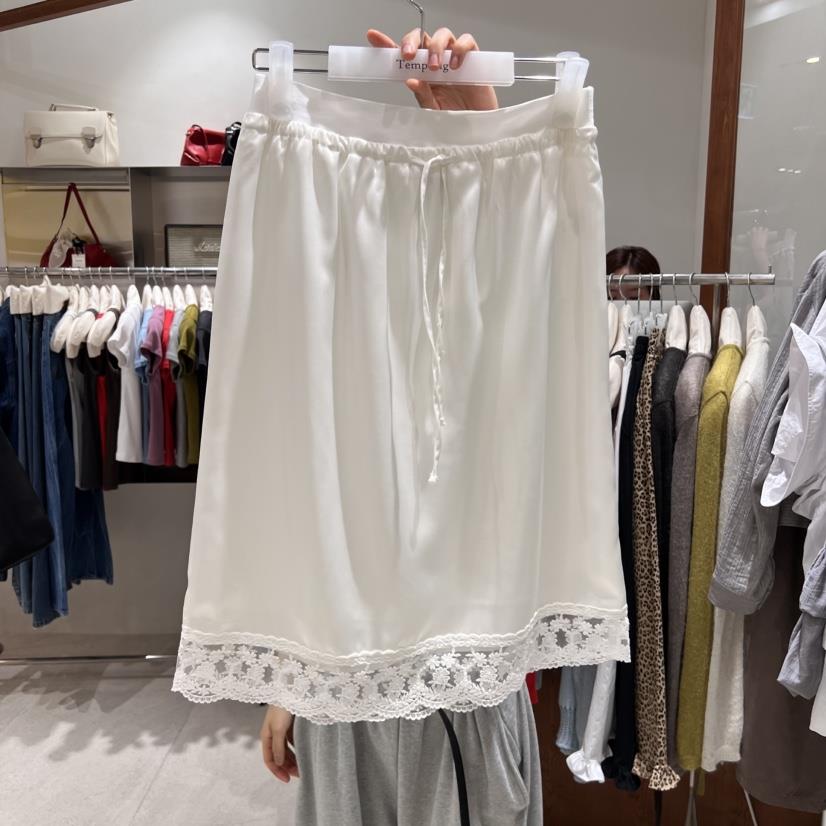 TEMPTING韓國直郵㊣女裝新款職業熱賣休閑半身裙中短裙蕾絲TEMPTING半身裙/中短裙