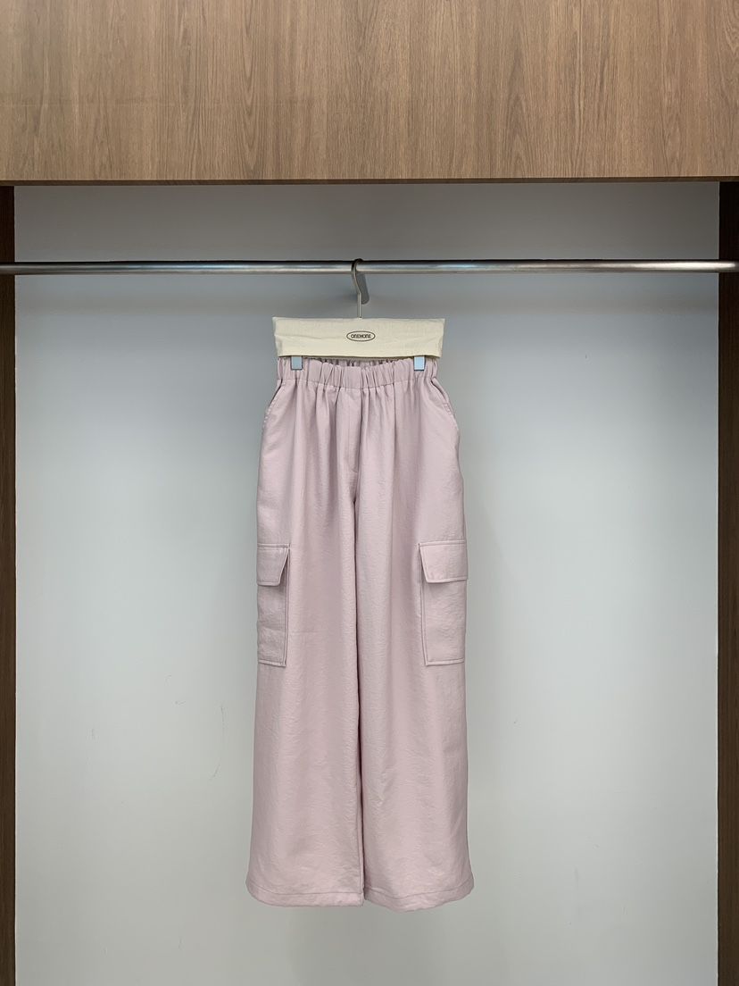 ONE MONE東大門㊣實拍女士新款職業熱賣25秋夏休閑褲工裝褲ONE MONE休閑褲