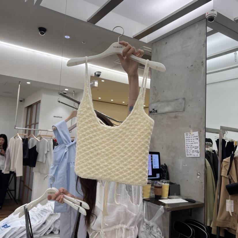 BREATHE韓國直郵㊣女裝新品25秋夏職業熱賣推薦吊帶背心羊毛BREATHE吊帶/背心