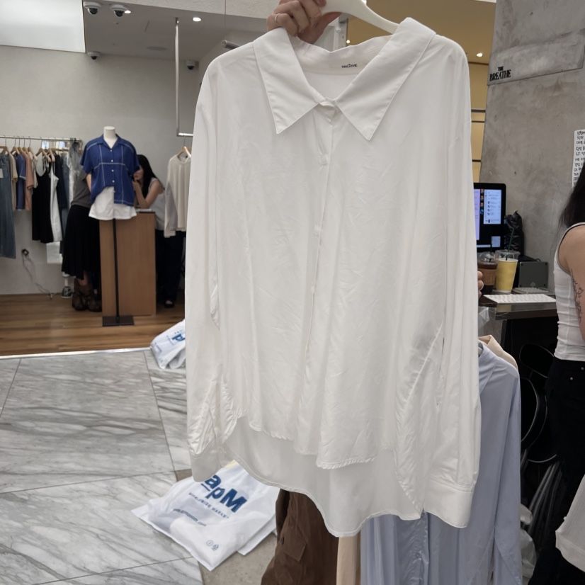 BREATHE韓國直郵㊣女裝新品休閑職業時尚推薦人氣襯衫蕾絲衫BREATHE襯衫/蕾絲衫