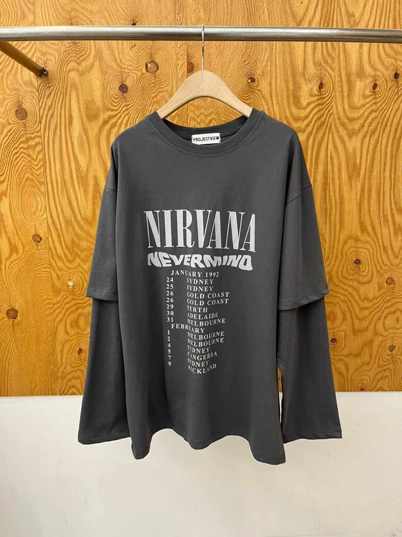 PROJECTVIEW韓國代購㊣女士新品職業時尚熱賣推薦真品長袖T恤PROJECTVIEW長袖T恤