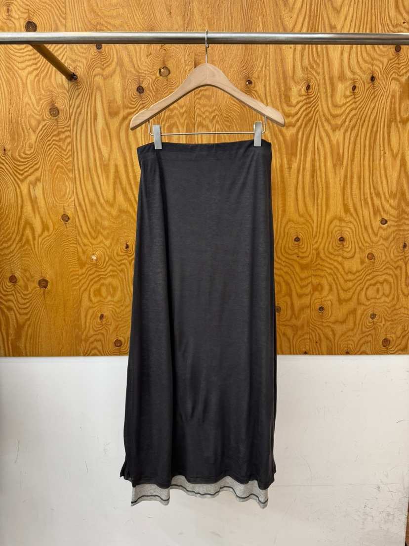 PROJECTVIEW韓國代購㊣女裝新品熱賣25秋冬休閑長裙天絲雙層PROJECTVIEW長裙