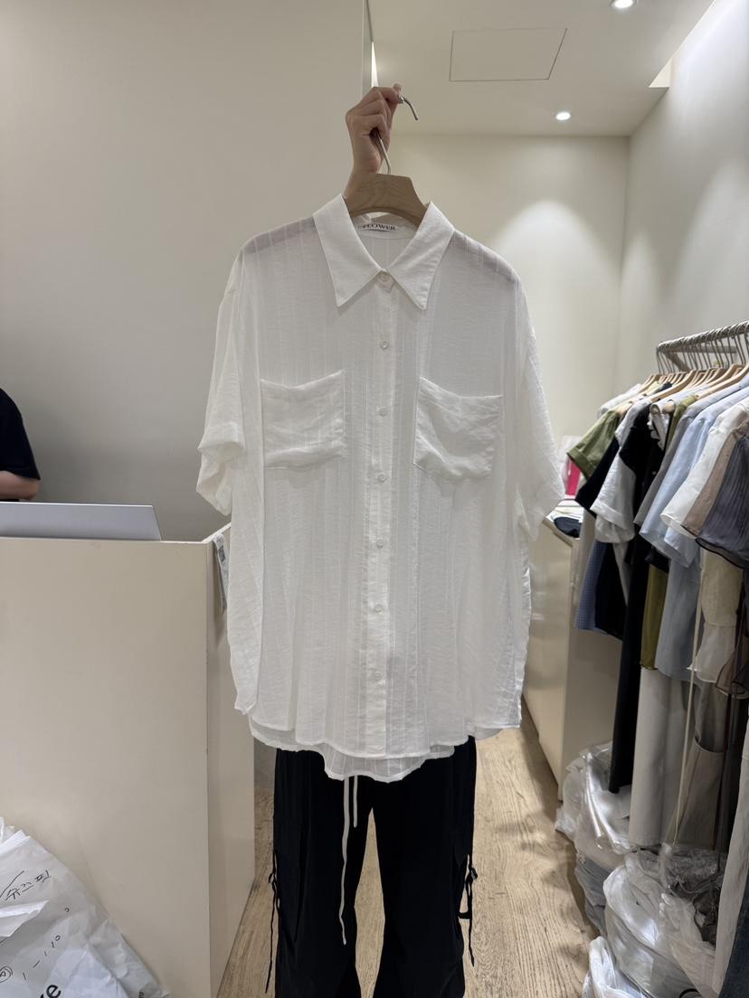 FLOWER-L東大門㊣實拍女裝新品25秋冬真品推薦時尚襯衫蕾絲衫FLOWER襯衫/蕾絲衫
