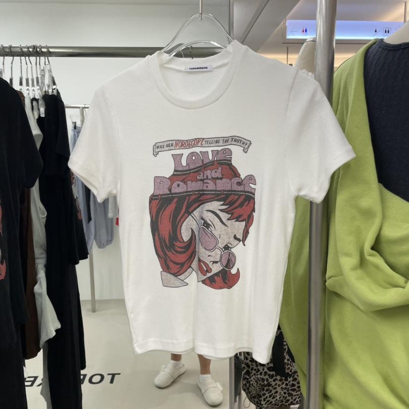 TOPDRESSING東大門㊣直郵女裝新款真品職業熱賣25秋冬推薦T恤TOPDRESSINGT恤