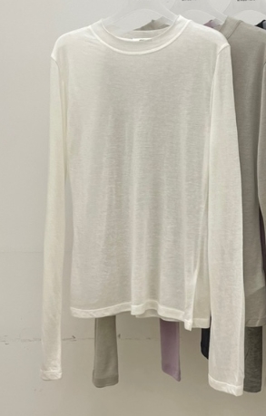 ATMOSPHERE韓國直郵㊣女裝新品休閑職業25秋冬人氣熱賣長袖T恤ATMOSPHERE/BLING長袖T恤
