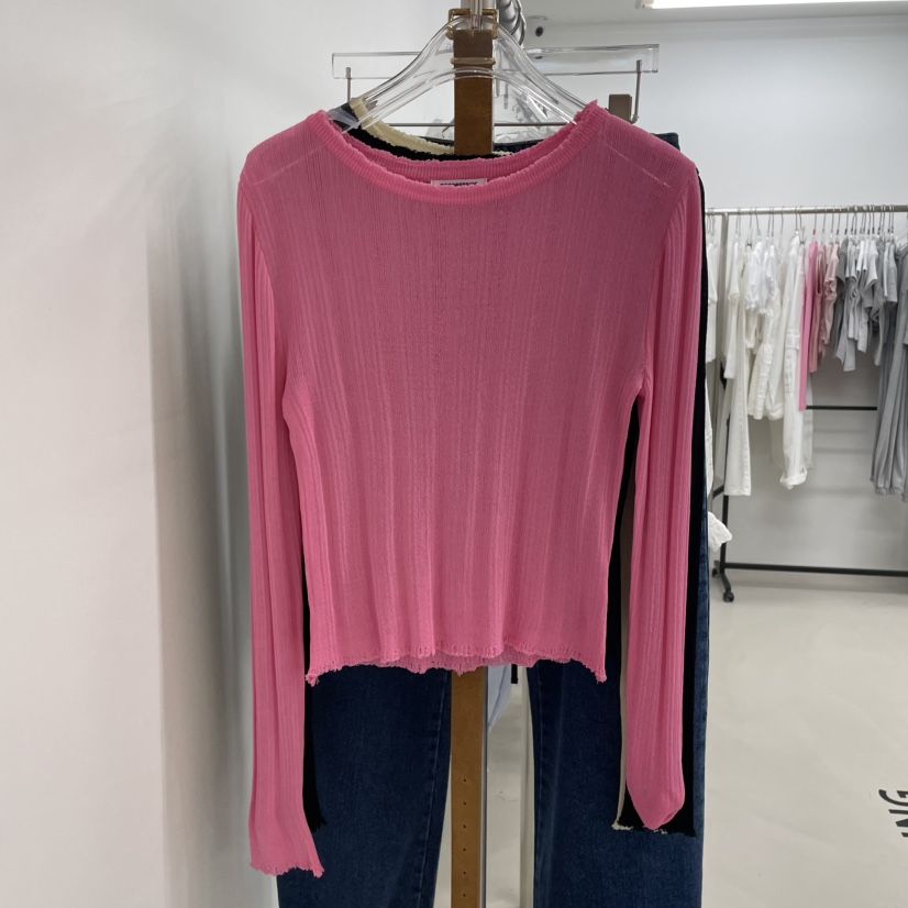 TOPDRESSING韓國直郵㊣女士新款時尚25秋冬熱賣推薦長袖T恤TOPDRESSING長袖T恤