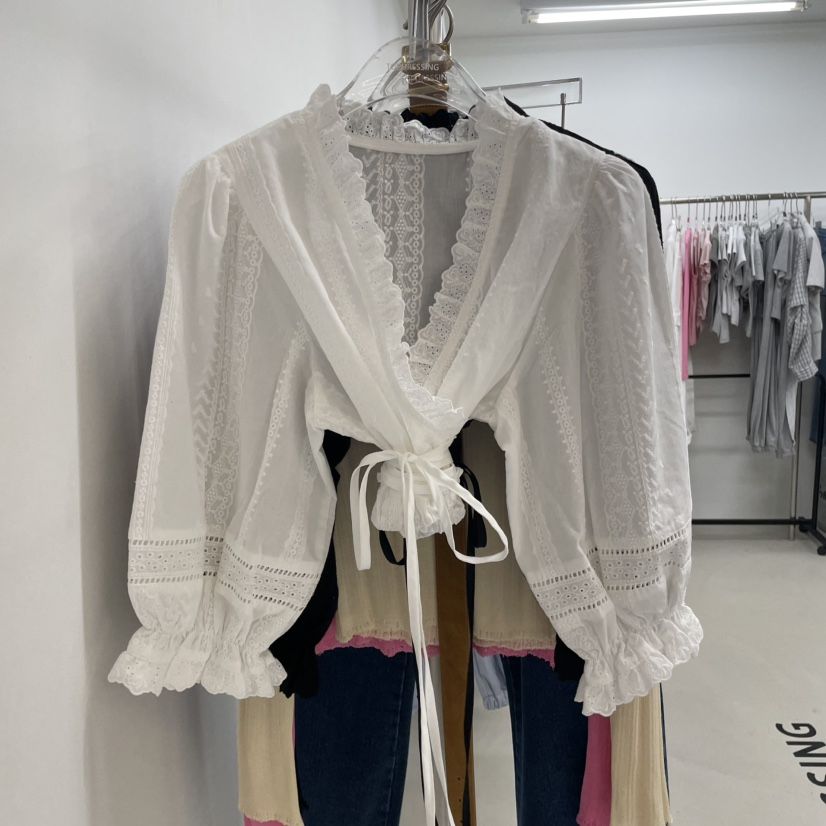 TOPDRESSING東大門㊣實拍女裝新品時尚休閑真品熱賣襯衫蕾絲衫TOPDRESSING襯衫/蕾絲衫