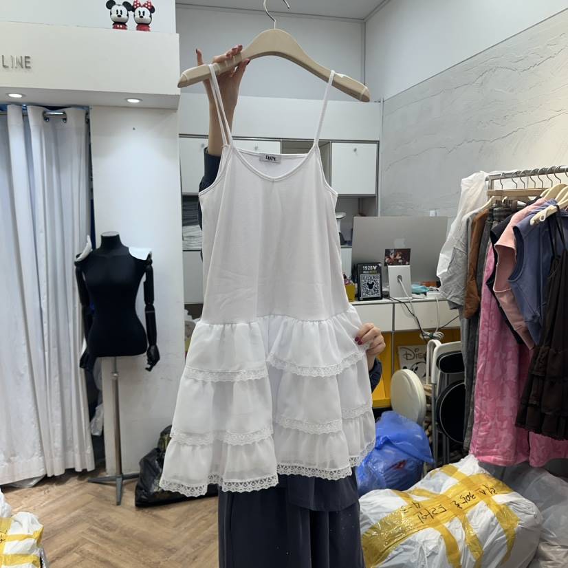 DE LINE韓國直郵㊣女士新款人氣時尚職業休閑真品推薦連衣裙DE LINE連衣裙