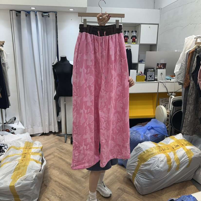 DE LINE東大門㊣代購女裝新品時尚人氣推薦休閑休閑褲迷彩DE LINE休閑褲