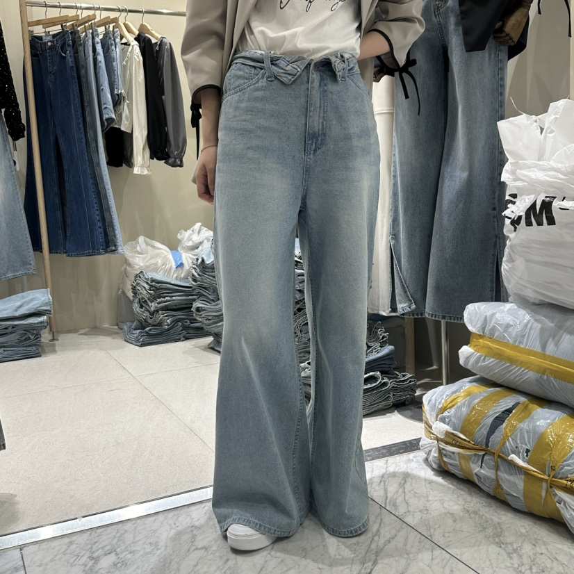 VINTAGE VIBE東大門㊣實拍女裝新品時尚職業熱賣牛仔褲腰帶VINTAGE VIBE牛仔褲