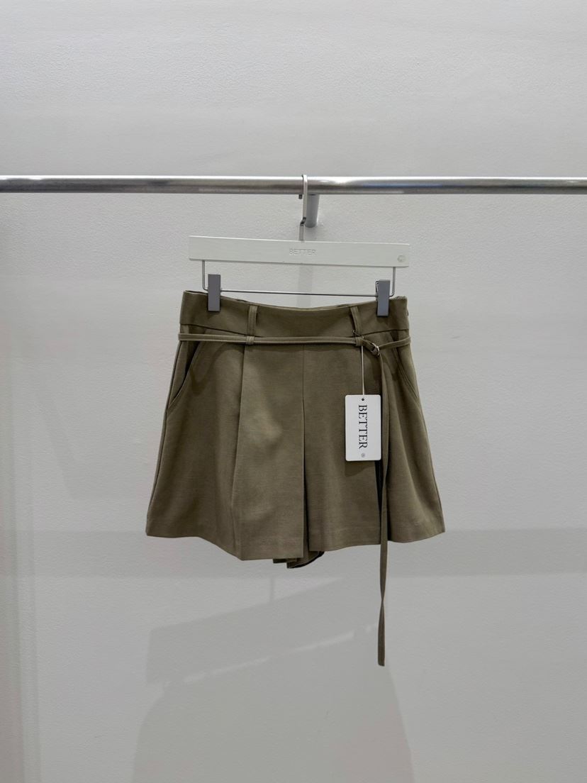 BETTER東大門㊣實拍女士新品人氣25秋冬推薦真品短裙含腰帶BETTER短裙