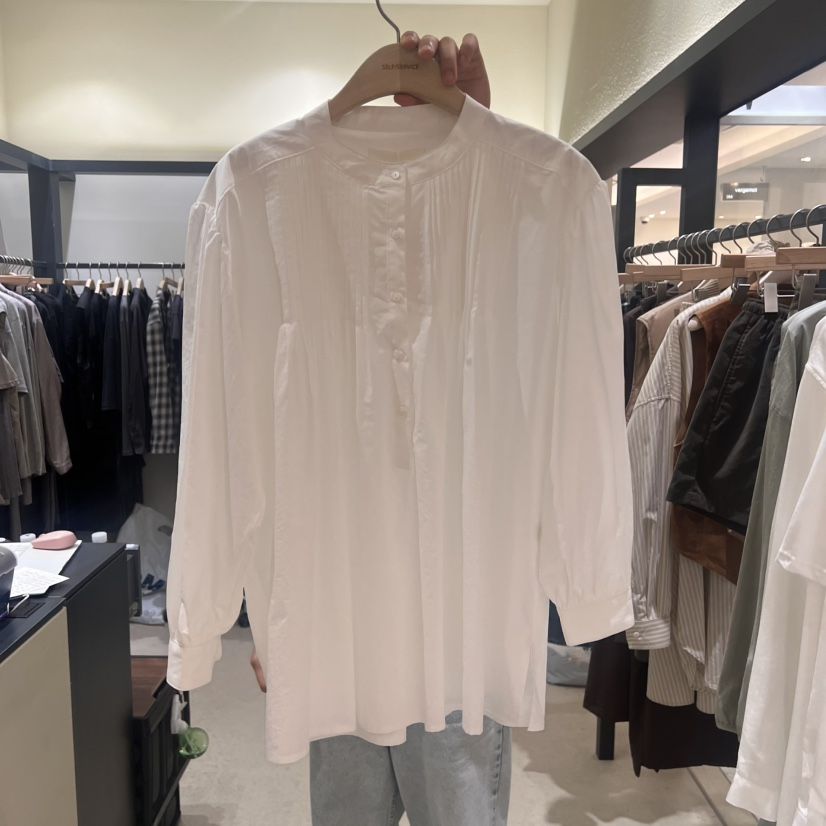 SELF SERVICE東大門㊣代購女士新品職業25秋冬真品襯衫蕾絲衫SELF SERVICE襯衫/蕾絲衫