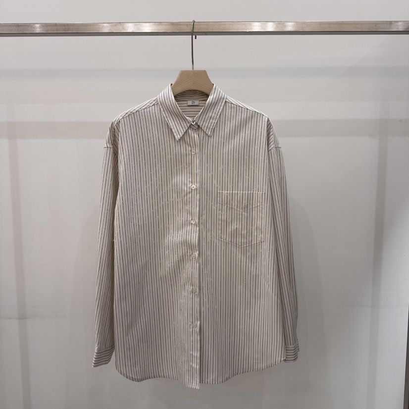 THE EYL東大門㊣實拍女士新品時尚職業25秋冬真品襯衫蕾絲衫THE EYL襯衫/蕾絲衫