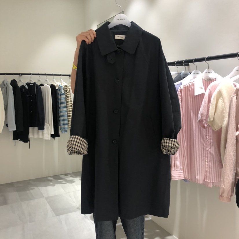 MAGNOLIA36-P韓國代購㊣女裝新品時尚熱賣休閑職業長款風衣MAGNOLIA36-P長款風衣