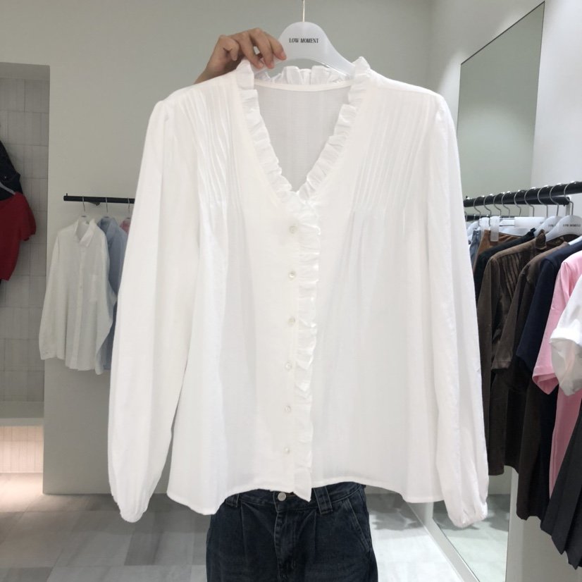 MAGNOLIA36-P東大門㊣實拍女裝新品時尚職業休閑襯衫蕾絲衫MAGNOLIA36-P襯衫/蕾絲衫