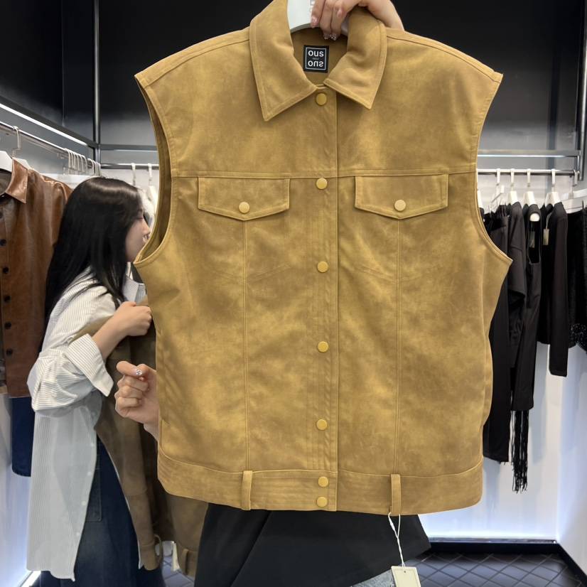 OUS/INCH-L東大門㊣直郵女裝新品熱賣時尚職業推薦人氣馬甲OUS/INCH馬甲