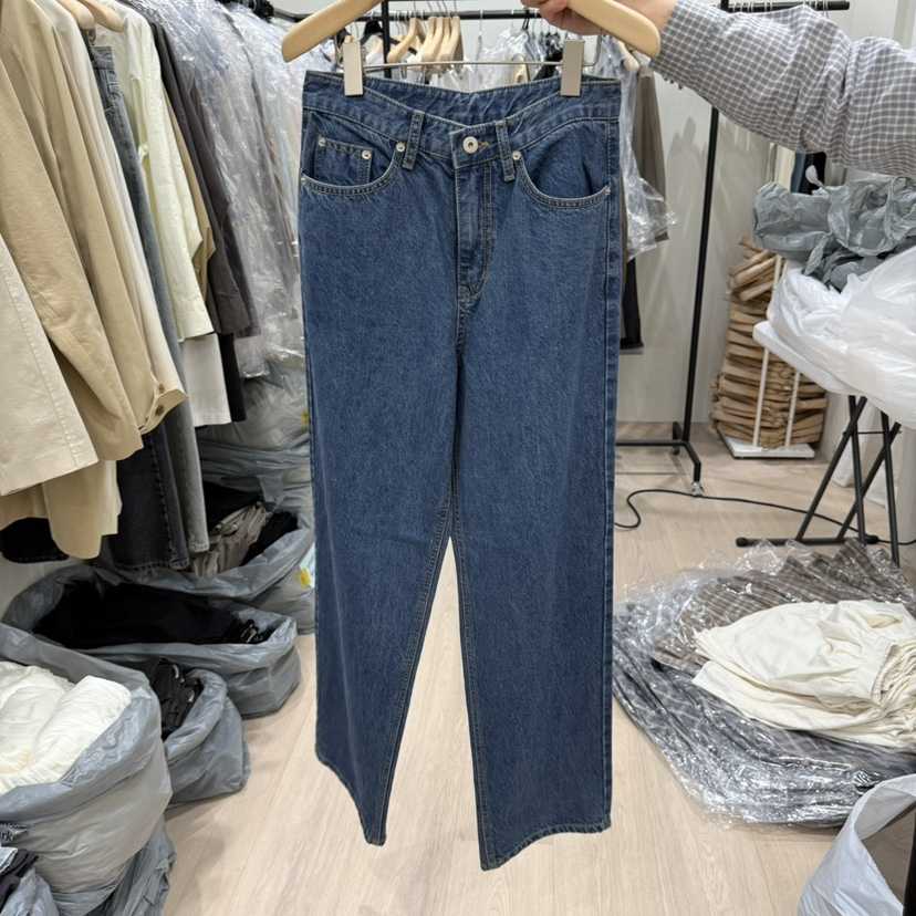 NOTTINGHAM東大門㊣代購女裝新品時尚職業人氣熱賣推薦牛仔褲NOTTINGHAM牛仔褲