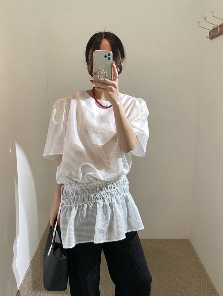DAMBER韓國直郵㊣女士新品職業熱賣真品推薦時尚襯衫蕾絲衫DAMBER襯衫/蕾絲衫