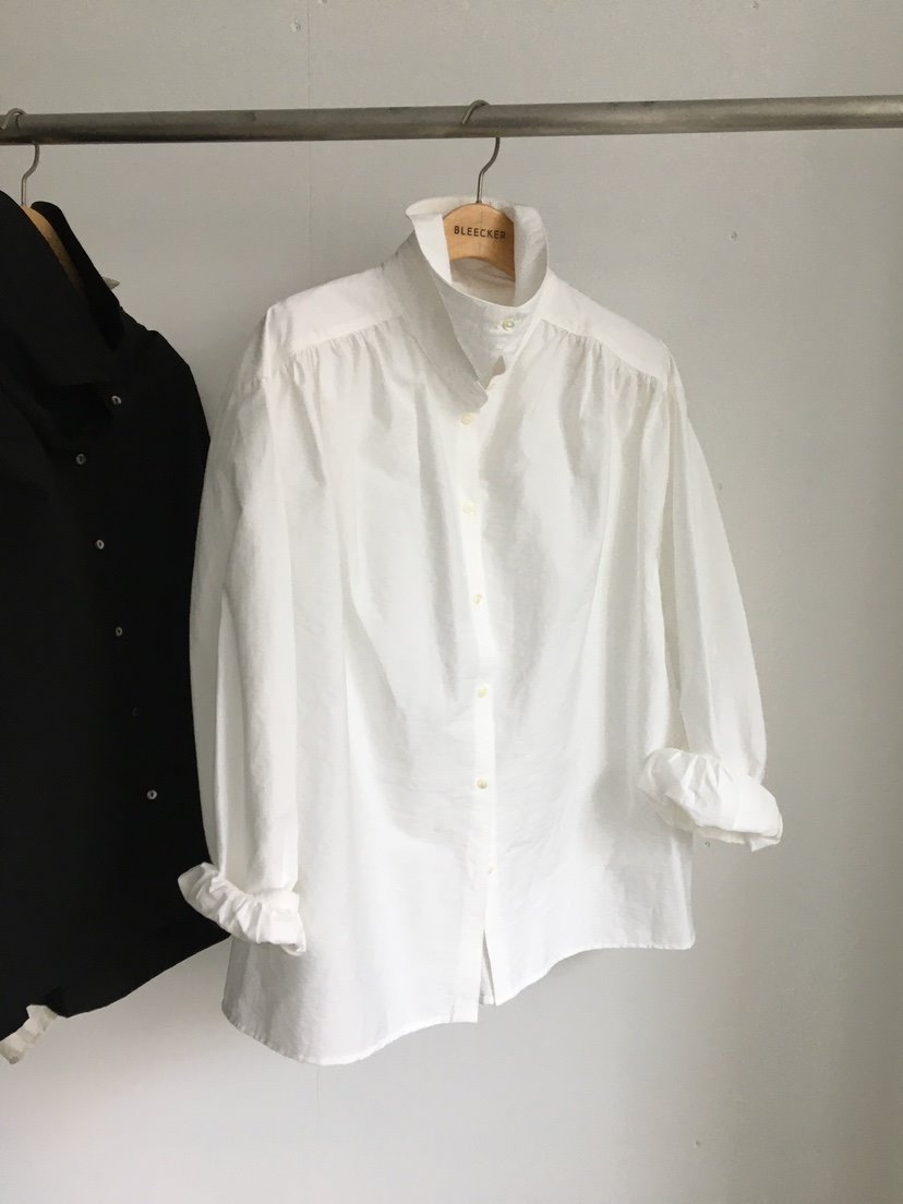 BLEECKER韓國代購㊣女裝新品時尚25秋冬真品熱賣襯衫蕾絲衫BLEECKER襯衫/蕾絲衫