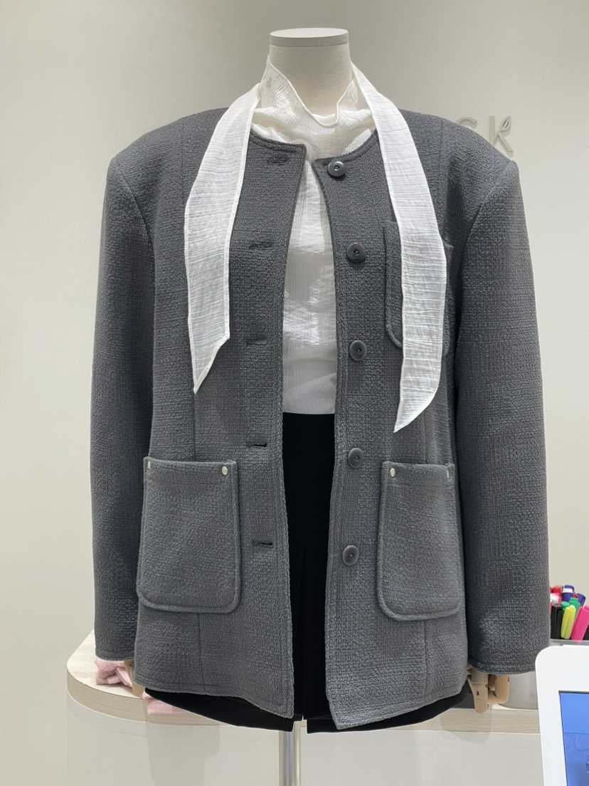 MUSK東大門㊣實拍女裝新品職業時尚25秋冬熱賣推薦真品夾克MUSK夾克