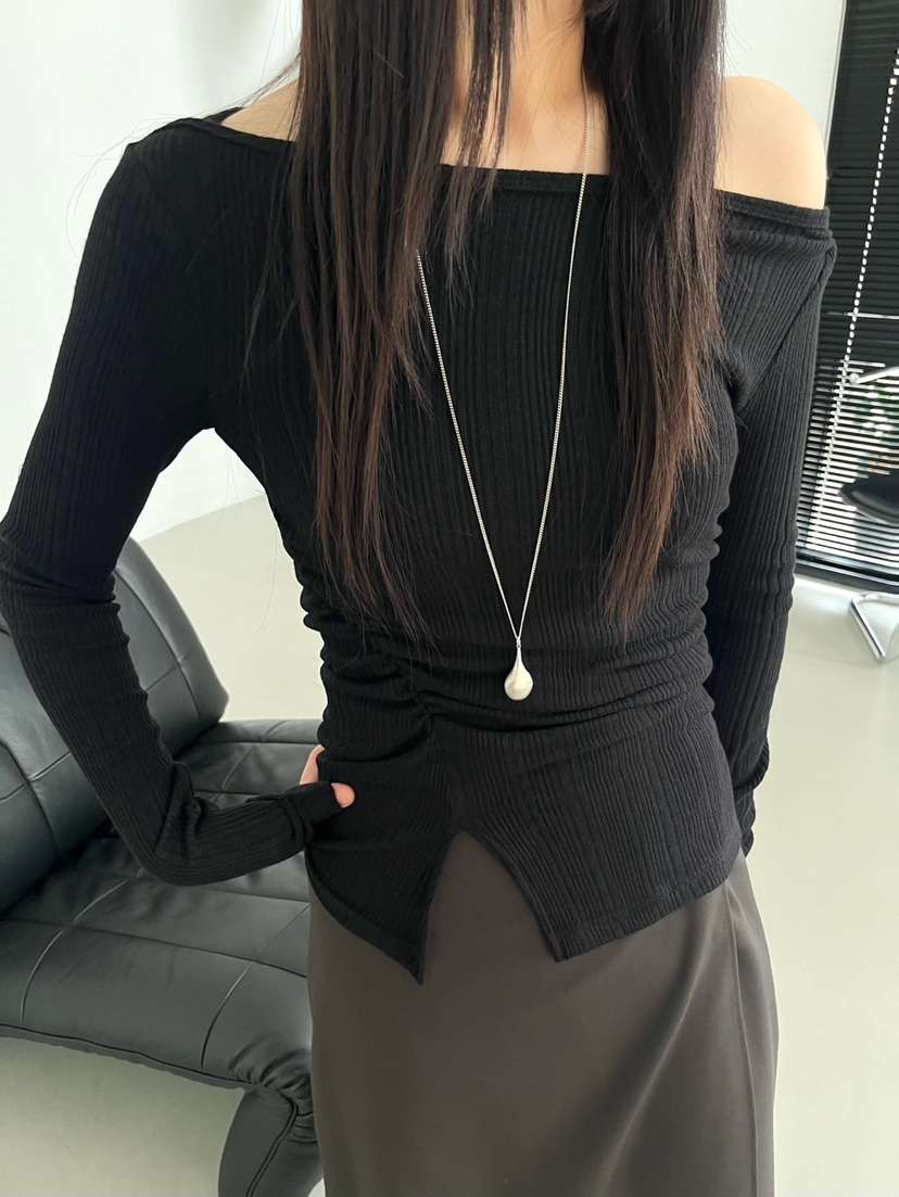 NEAR LEAP-P東大門㊣代購女裝新款熱賣25秋夏人氣長袖T恤NEAR LEAP長袖T恤