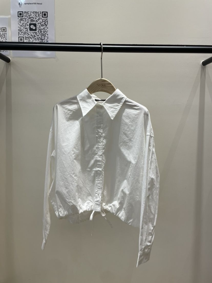 NEOUL韓國代購㊣女士新款真品時尚人氣推薦休閑職業襯衫蕾絲衫NEOUL/ahin雙領標簽襯衫/蕾絲衫