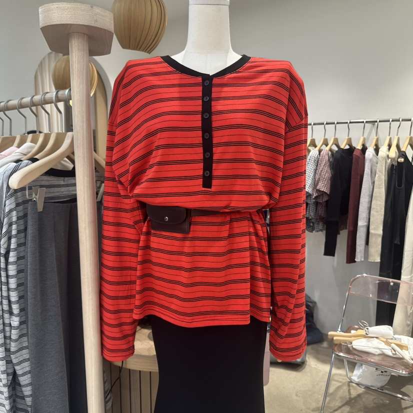 MAGNOLIA36-L東大門㊣實拍女裝新品人氣真品長袖T恤含腰包MAGNOLIA36-L長袖T恤