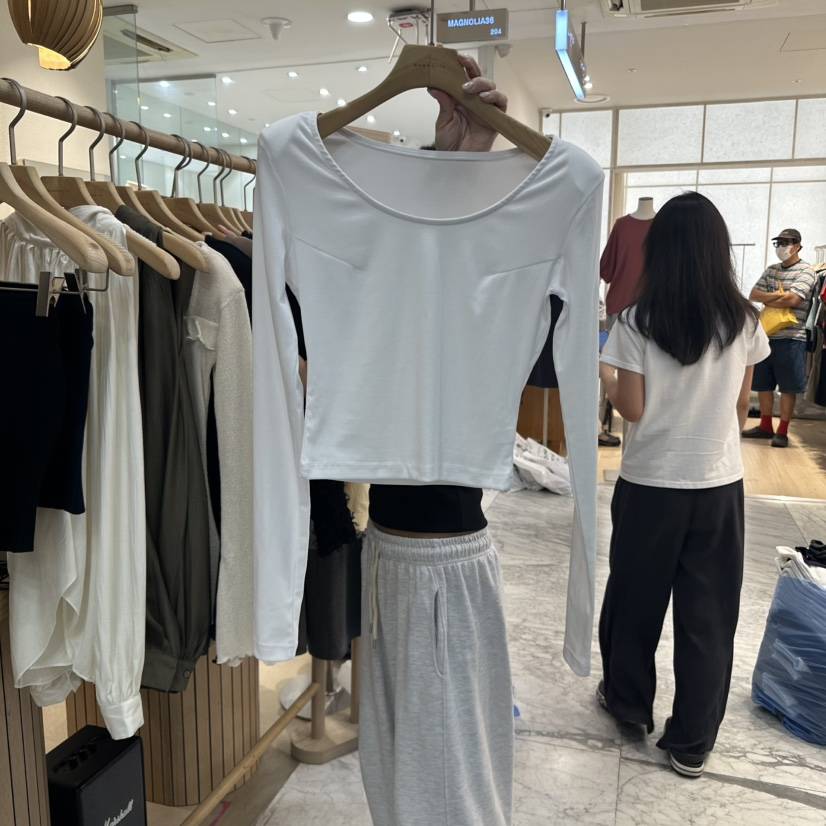 MAGNOLIA36-L東大門㊣代購女士新款真品時尚推薦熱賣長袖T恤MAGNOLIA36-L長袖T恤
