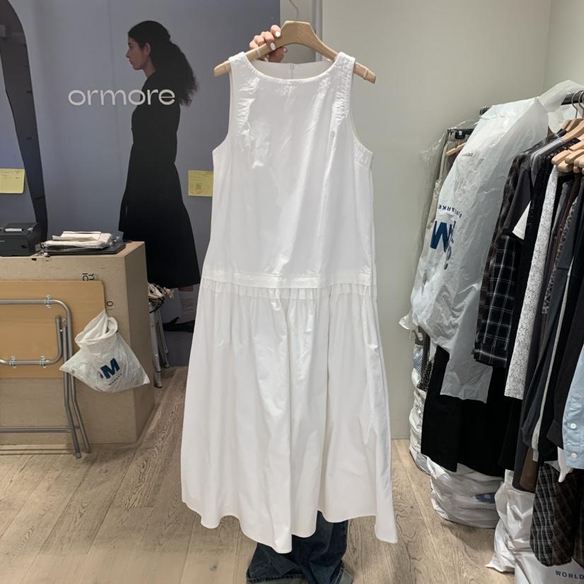ORMORE韓國代購㊣女裝新品推薦真品人氣25秋夏職業休閑連衣裙ORMORE連衣裙