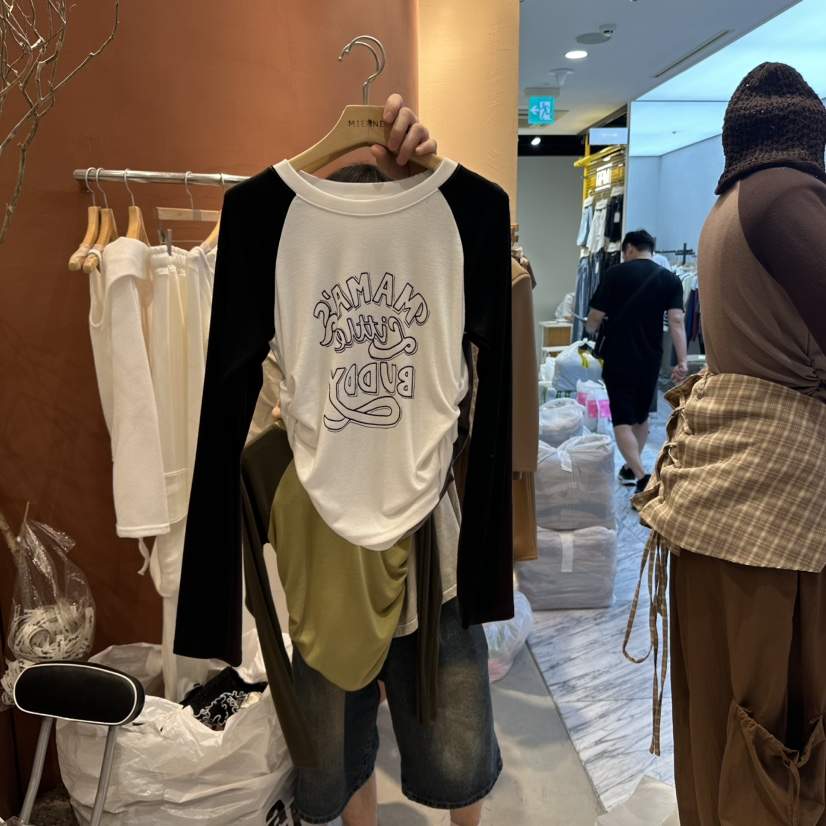 MIENNE東大門㊣實拍女士新品時尚熱賣真品休閑推薦人氣長袖T恤MIENNE長袖T恤