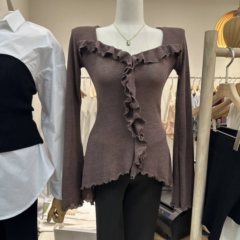 MAGNOLIA36-L東大門㊣直郵女士新品職業真品熱賣時尚長袖T恤MAGNOLIA36-L長袖T恤