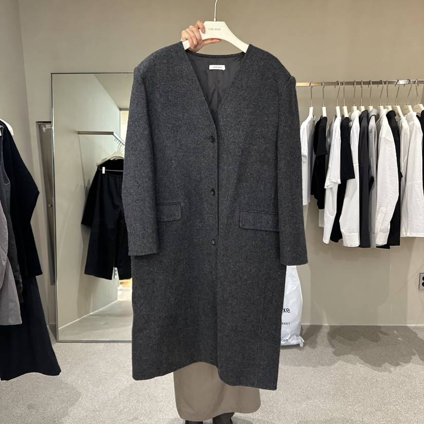 ABLESTUDIO東大門㊣實拍女裝新品人氣真品職業休閑中長款大衣ABLESTUDIO中長款大衣