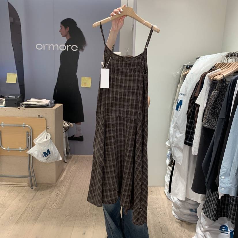 ORMORE韓國直郵㊣女士新款人氣熱賣推薦真品職業時尚連衣裙ORMORE連衣裙