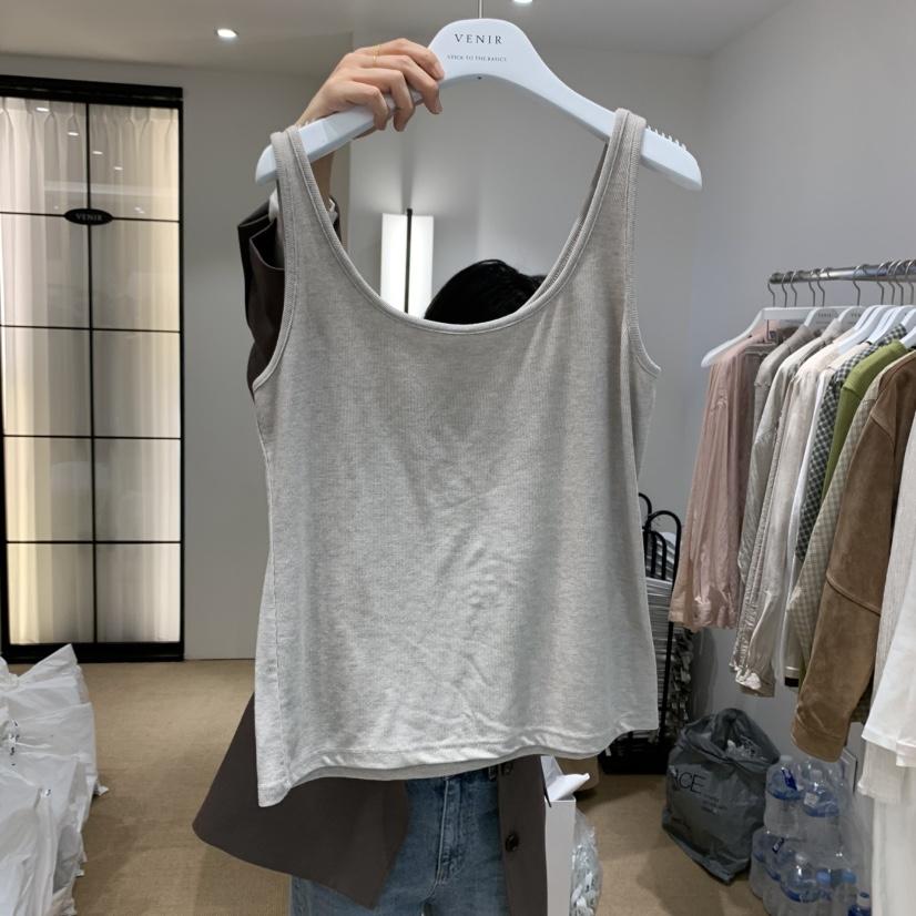 VENIR-a東大門㊣實拍女裝新品時尚推薦人氣吊帶背心不含內搭VENIR-a吊帶/背心
